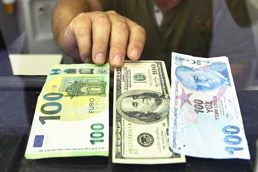 euro, dollar, Turkish lira