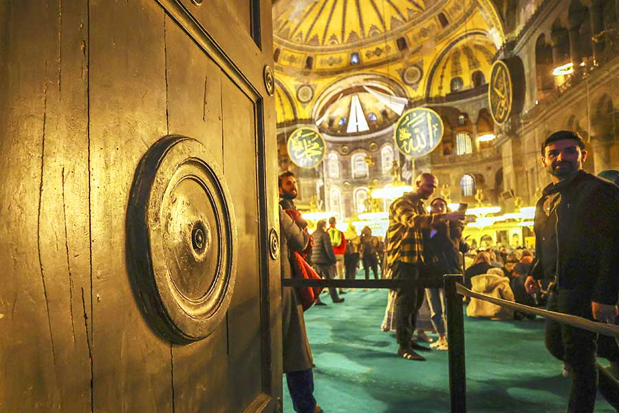 entrance to Hagia Sophia