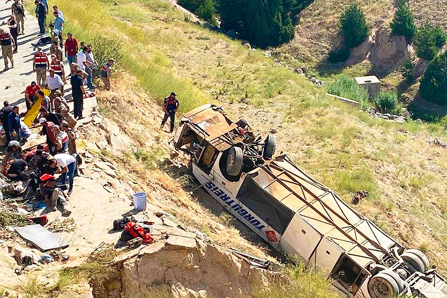 Turquía, accidente de autobús en Kars
