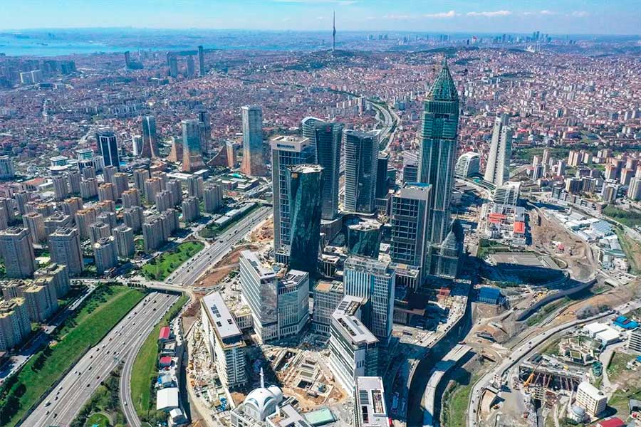 Istanbul, skyscrapers