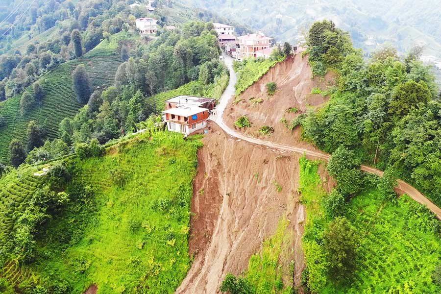 Turquía, inundaciones en Rize