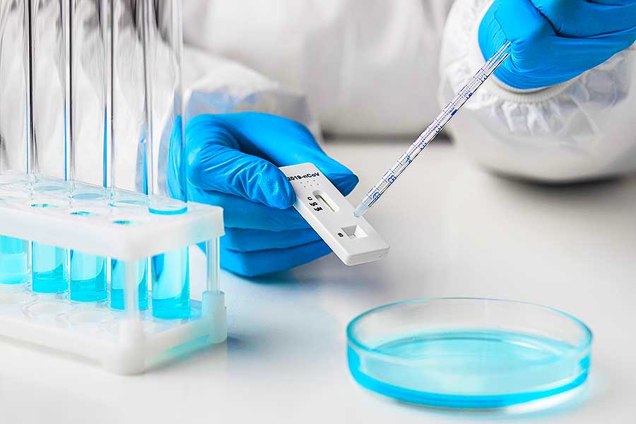 COVID, coronavirus test