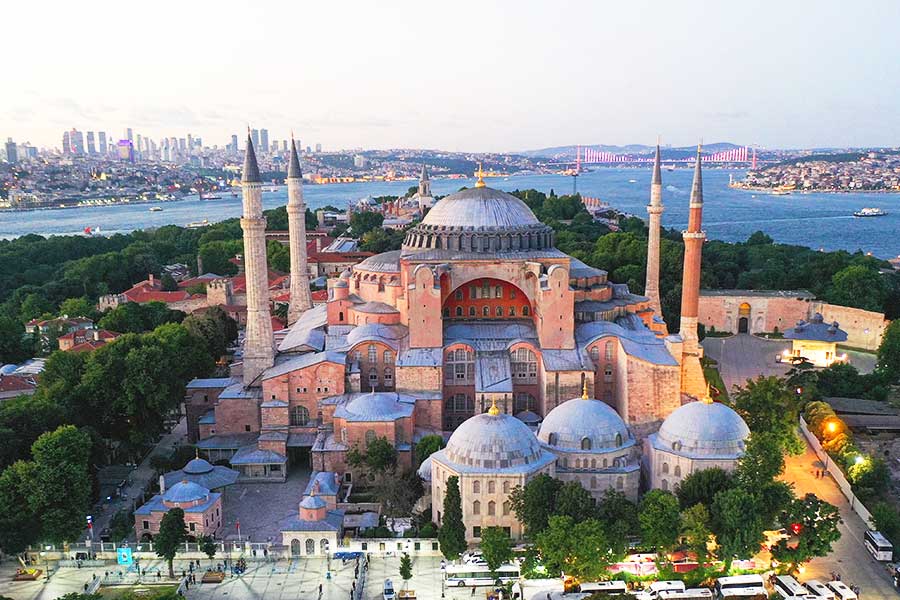 Estambul, la Gran Mezquita de Santa Sofía