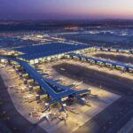 Istanbul Airport at night