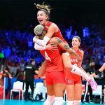La selección femenina de voleibol de Turquía, campeona de Europa
