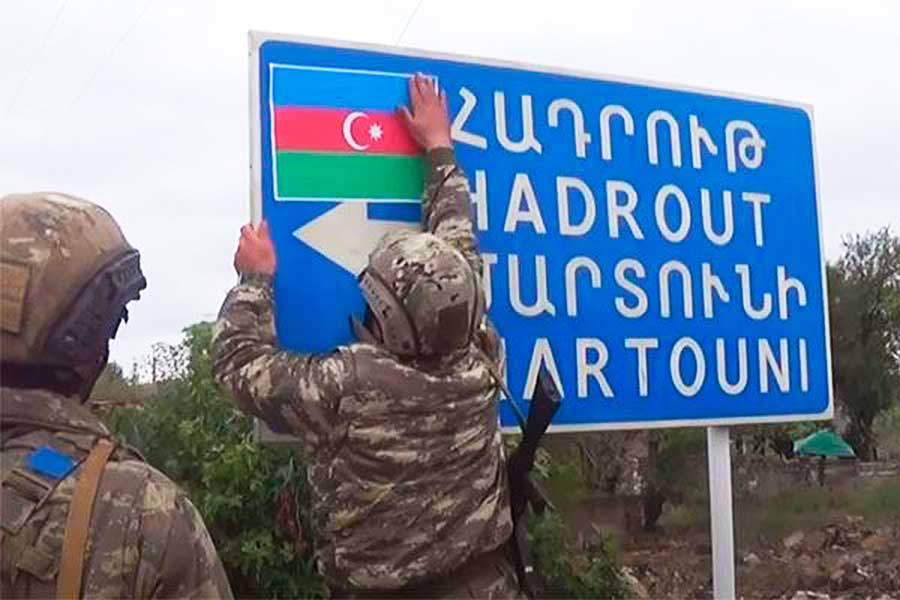 soldiers of Azerbaijan in Karabakh