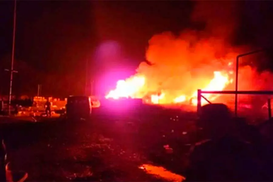 Azerbaijan, explosion in a petrol station in Karabakh