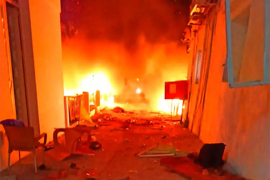 bombing of Gaza's Baptist Hospital