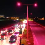 Bursa, streets illuminated in pink for breast cancer