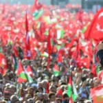 Erdoğan, protest over Gaza in Istanbul