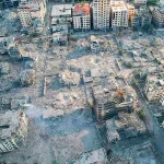 Gaza tras los bombardeos de Israel