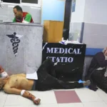 Gaza, hospitals collapsed