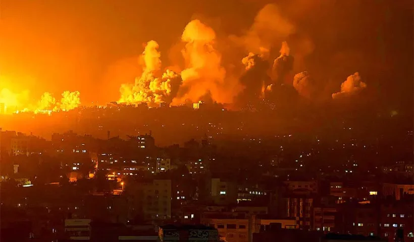 Israel bombardments on Gaza