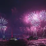 Istanbul, drone and fireworks show for the centenary of the Republic