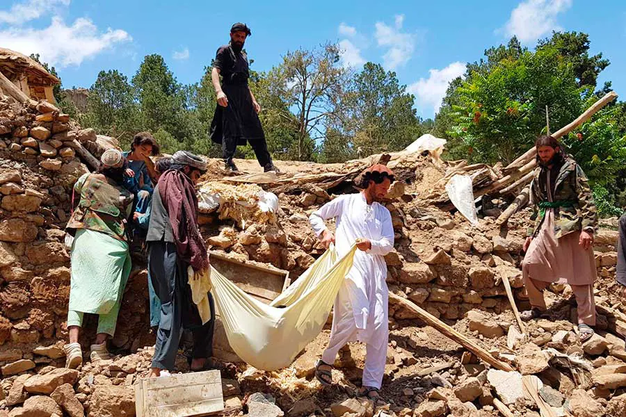terremoto en Afganistán