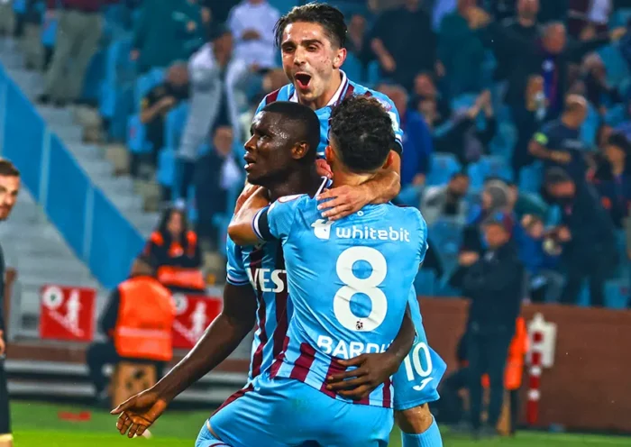 Trabzonspor, goal in the league