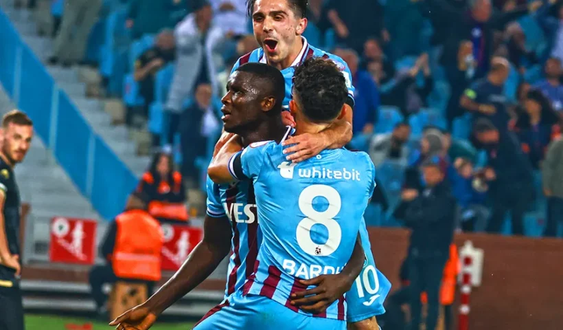 Trabzonspor, goal in the league