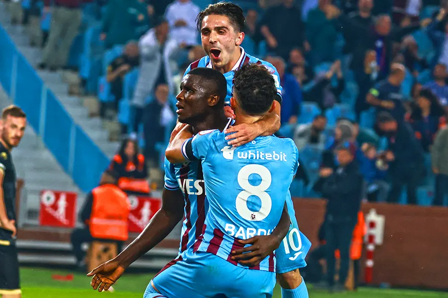 Trabzonspor, goal in the league