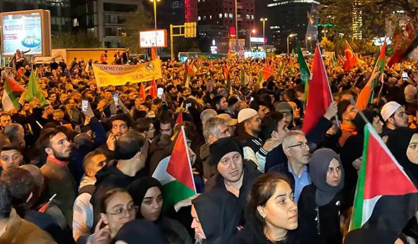 Turkey, protests against Israel