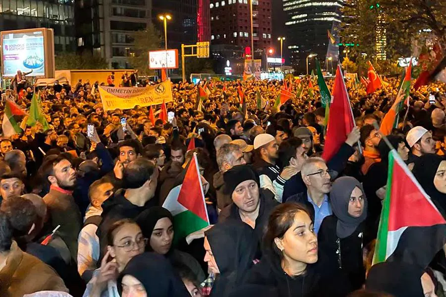 Turkey, protests against Israel