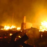 Turquía, incendio en un pueblo de Kastamonu