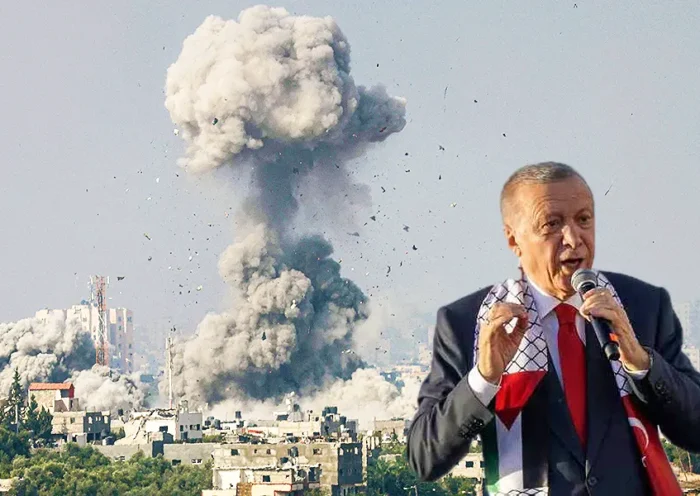 Erdoğan, bombing of Gaza