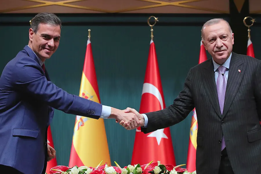 Spain's Sanchez, Turkey's Erdoğan