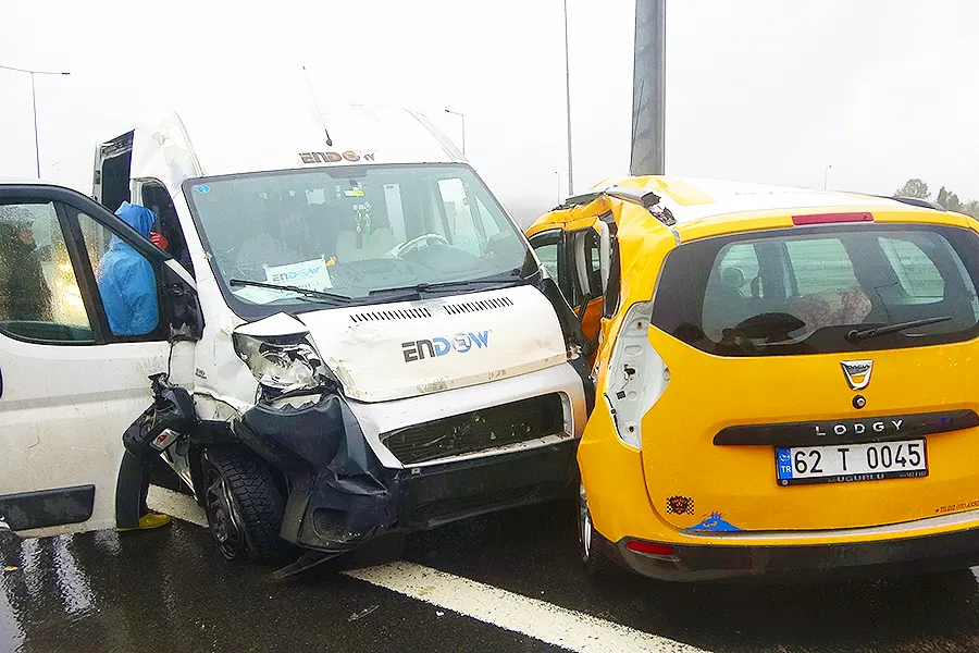 Turkey, motorway crash