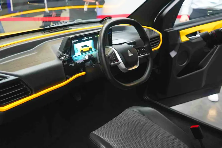 Turkish car Amperino, interior