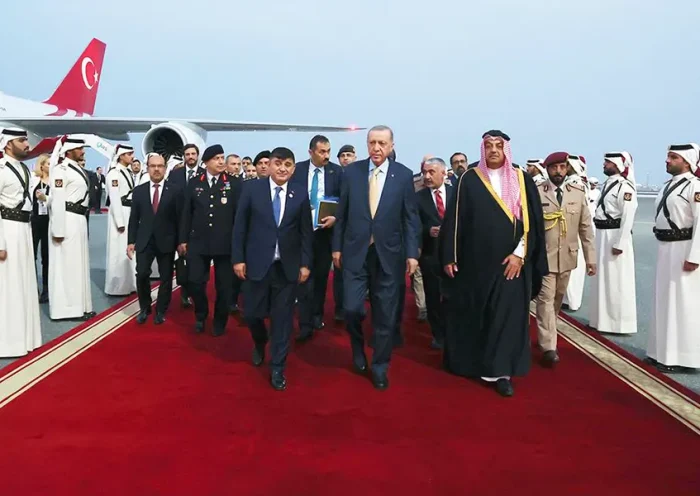 Erdoğan llega a Qatar