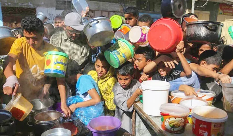 Gaza, hambruna entre los palestinos