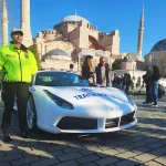 policía turca, coches de lujo