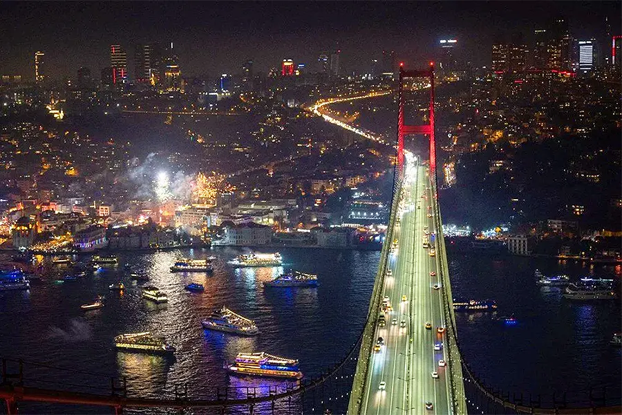 Istanbul, New Year celebrations