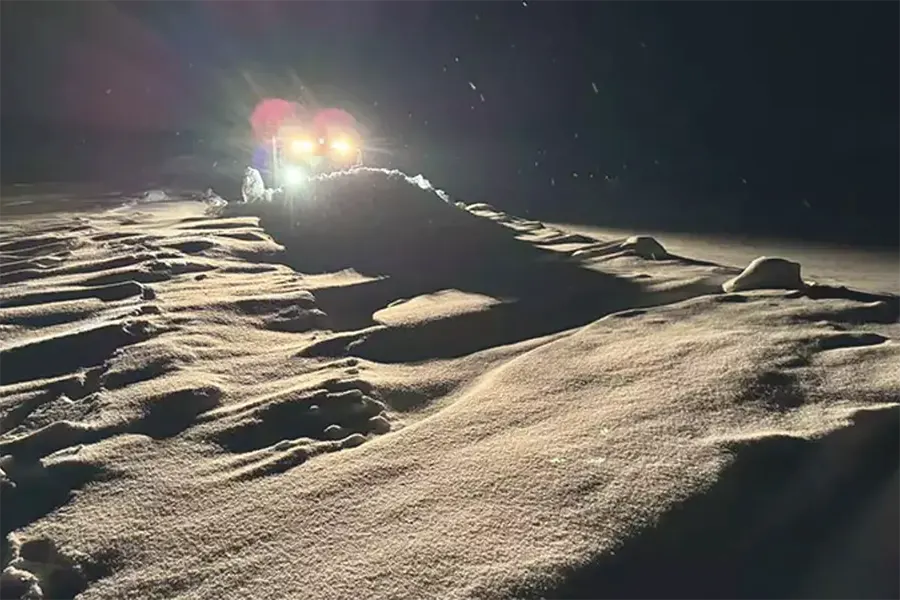 Turkey, villages isolated by snow