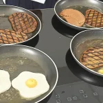 carne y huevos fabricados con impresora 3D