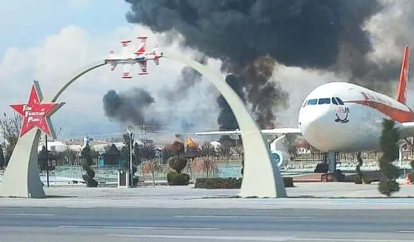 Turquía, accidente de avión en Konya