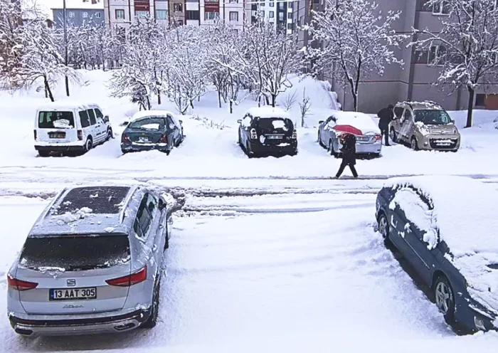 Turquía, nevadas en Ankara