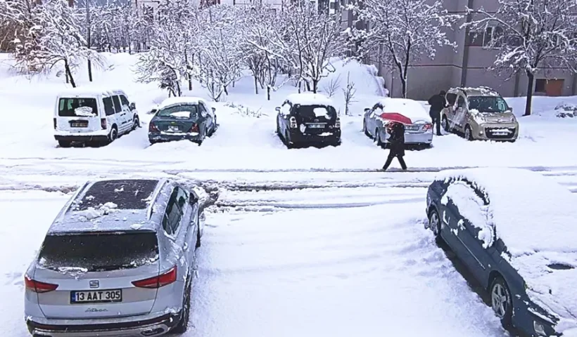 Turquía, nevadas en Ankara