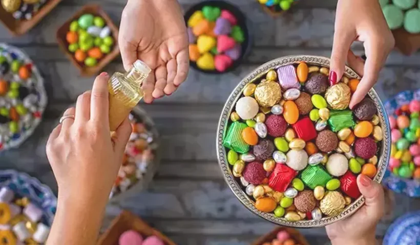 dulces durante la Fiesta del Ramadán