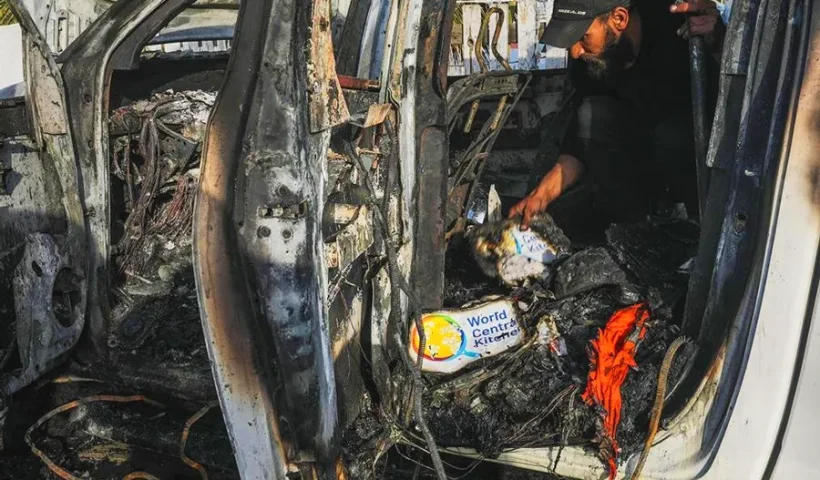 Gaza, ataque israelí al convoy de World Central Kitchen