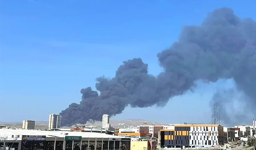 incendio en Ankara