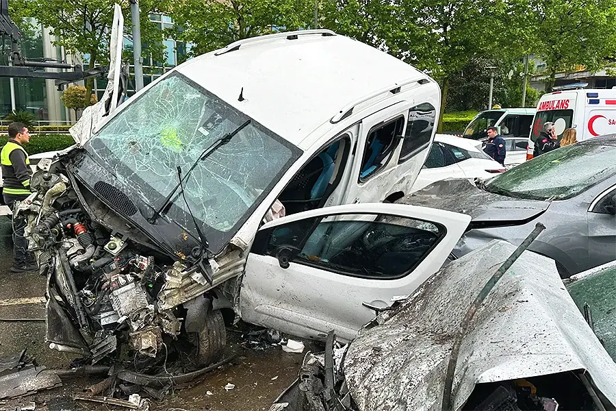 Istanbul, accident in Beşiktaş