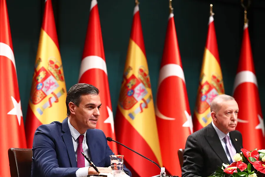 España y Turquía, Sánchez y Erdoğan