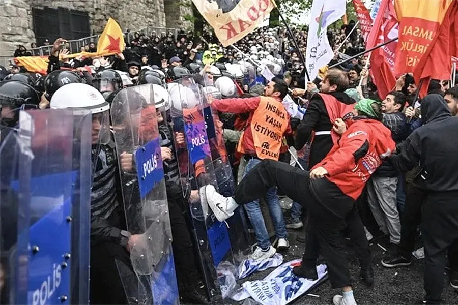 Estambul, enfrentamientos el Primero de Mayo