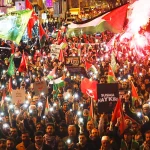 Estambul, protesta en apoyo a Palestina
