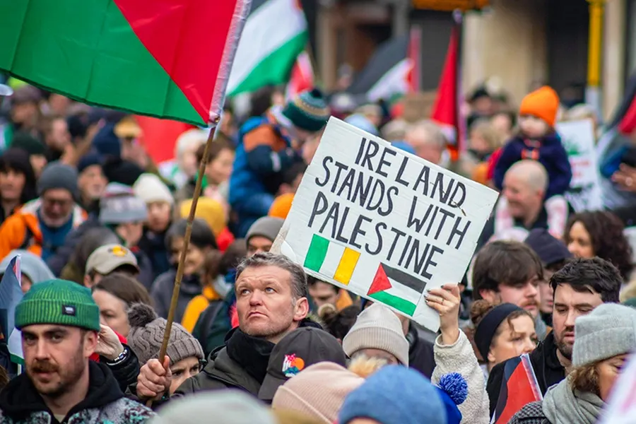 Ireland, pro-Palestine demonstration