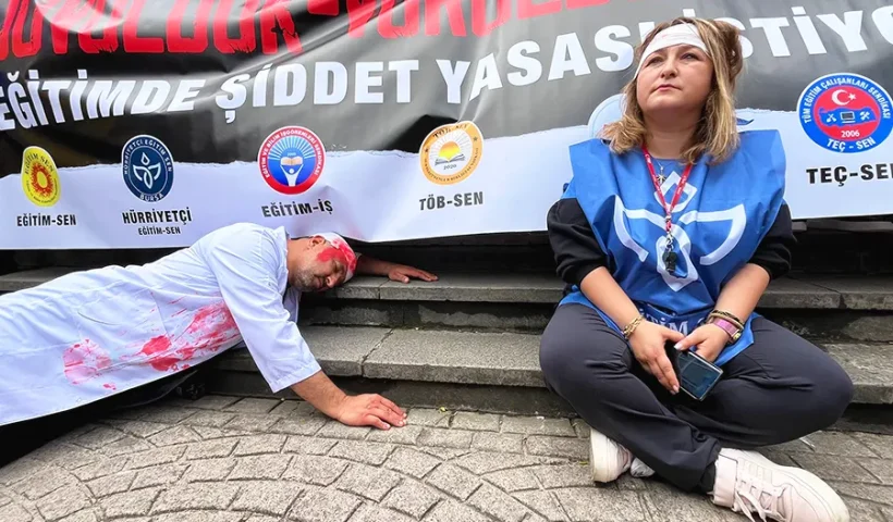protestas de los profesores en Turquía