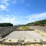 Turquía, estadio romano en Perge, Antalya