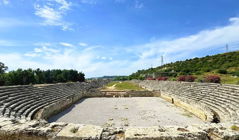 Turquía, estadio romano en Perge, Antalya