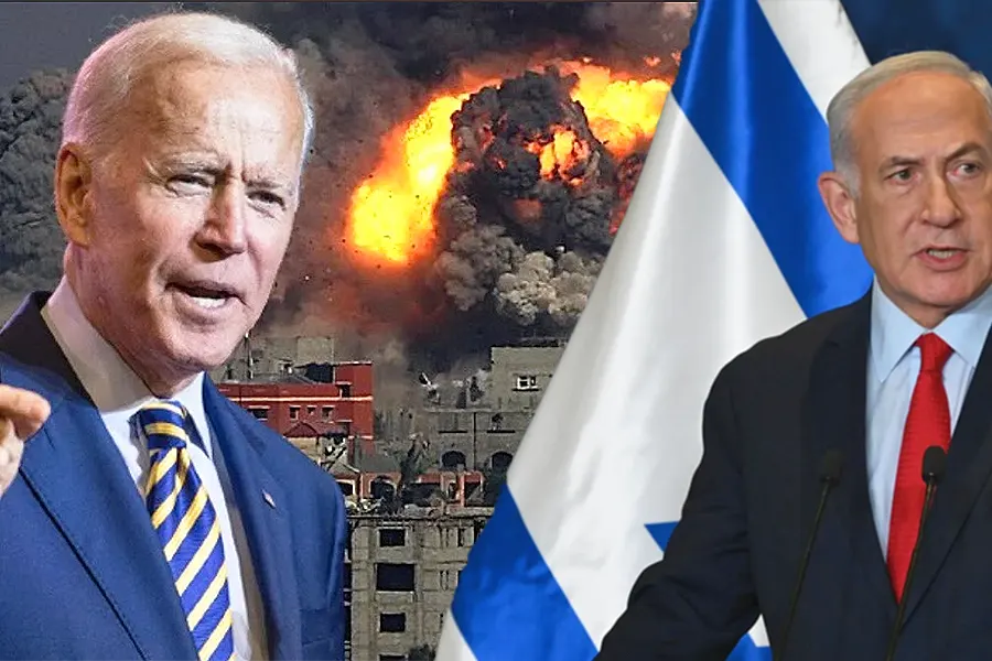 Biden, Netanyahu, Gaza